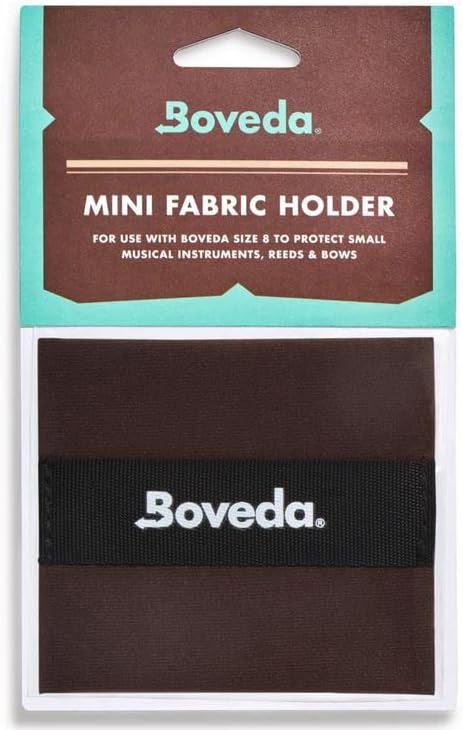 Boveda for Music: 1 Mini Fabric Holder Holds Up to 2 Size 8 Improves Efficiency of Boveda Two-Way Humidity Control In a Bow Case or Reed Case