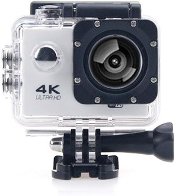 Action Camera, 4K30FPS, Underwater Camera, Built-in WiFi, External Microphone Compatible, 30 M Waterproof, EIS Image Stabilization, HDMI Output, 20 Megapixels, 170 Degree Wide Angle Lens, Remote