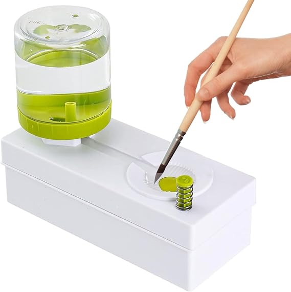 Brush Rinser Paint Brush Cleaner Paint Brush Rinse Machine Fresh Water Cycle Rinser Tool for Painting Brush Watercolor Paints Cleaning Tool Art Supplies for Kids Paint Brush Rinser for Artist