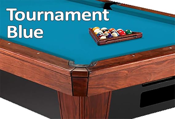 Simonis Pro 8' Oversized 860 Tournament Blue Pool Table Felt - High Performance Billiard Cloth for Enhanced Play and Durability