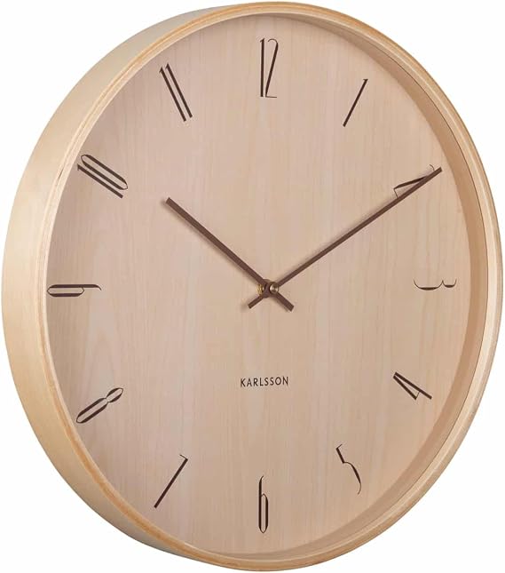 KARLSSON Wall Clock/Wall Clock, Suave Light Brown