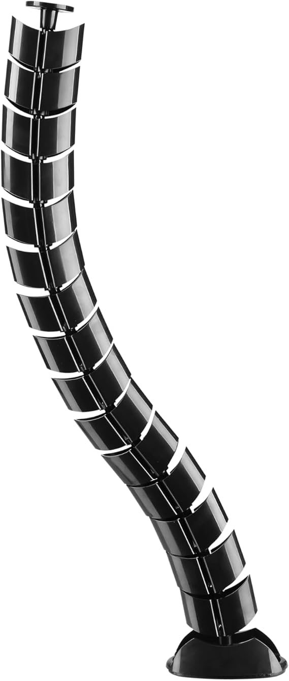 Equip 650861 Double Channel Cable Management Spine, Black