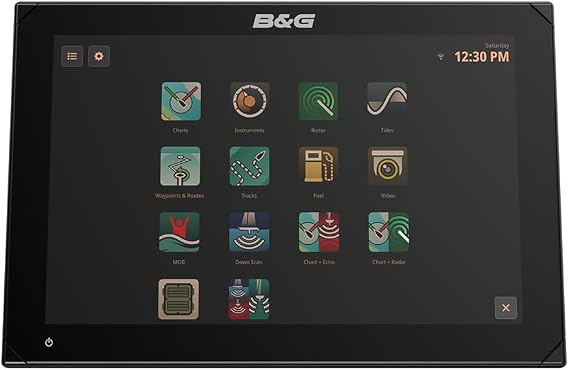 B&G Zeus S 12-Inch Chartplotter with IPS Display, NMEA 2000 Connectivity, C-MAP Charts for Sailing