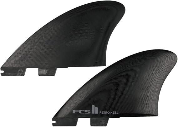 FCS II Retro Keel Twin Fins