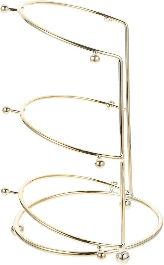 Three Layer Crown Display Stand Headband Holder Organizer for Desktop Tiara Display Rack for Crowns Jewelry Hair Accessories Home and Professional Use