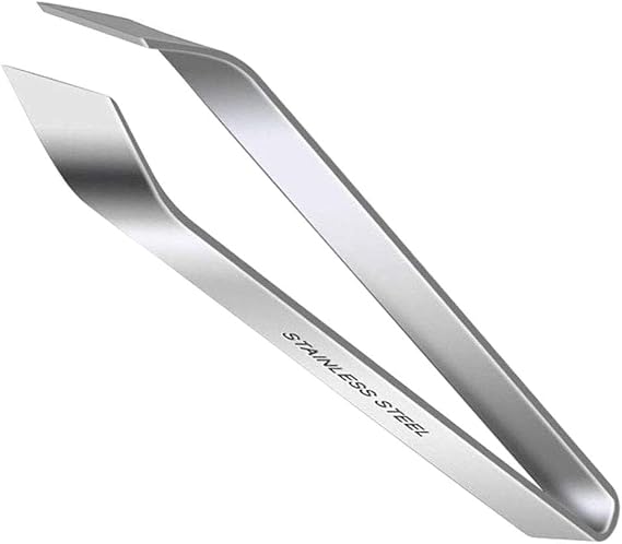 Stainless Steel Fish Bone Remover, Fishbone Tweezers Tongs Skin Removal Pliers Pincer Seafood Tools
