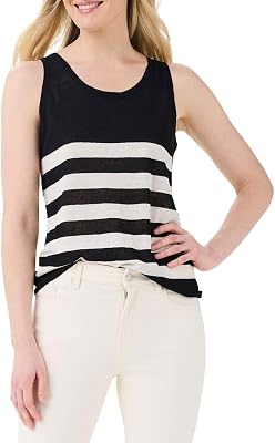 NICZOE Womens Featherweight Striped Tank