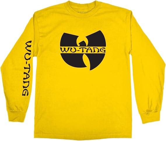 Wu-Tang Clan Unisex-Adult Wu-Tang Official Merch Classic Logo Longsleeve