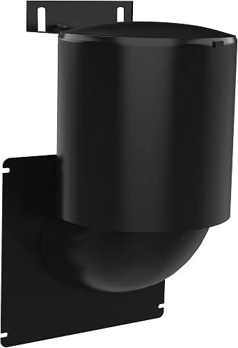 Dryer Vent Cover 4 inch, Seal Natural Energy Saving, Replacement Vents UV Resistant with Screws and Washers Necessary for Installation (Black)
