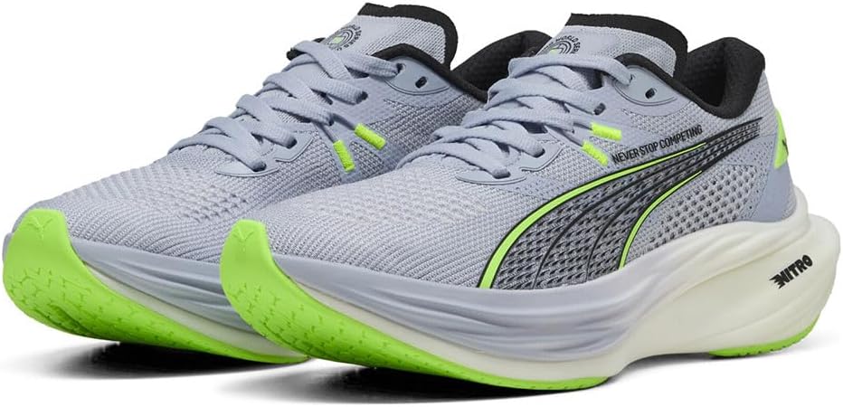 Puma Deviate Nitro 3 Hyrox Running Shoes, Blue, UK 7.5