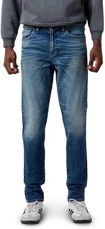 PacSun Men's Dylan Baggy Jeans Seamed Medium Blue