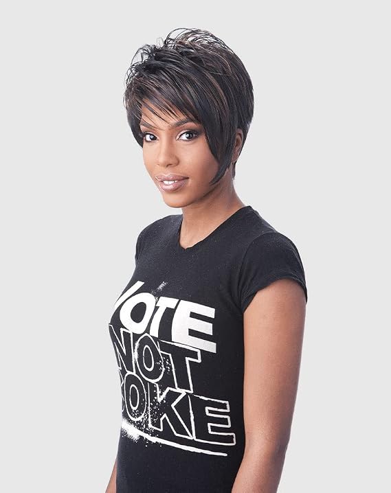Hoby (sp430) - Vanessa Synthetic Wig Short Straight Wig