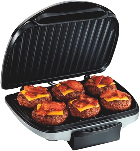 Hamilton Beach Electric Indoor Grill With Large 90 sq. in. Cooking Surface
