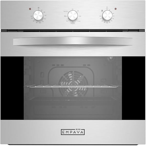 Empava 24" 2.3 cu ft Single Electric Convection Wall Oven, EMPV-B14LTL