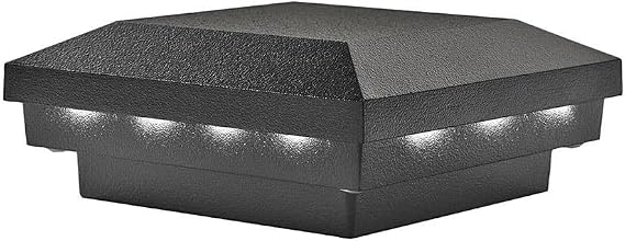 TIMBERTECH Impression Rail Express Indirect Light Post Cap for 3" x 3" Post (Black)
