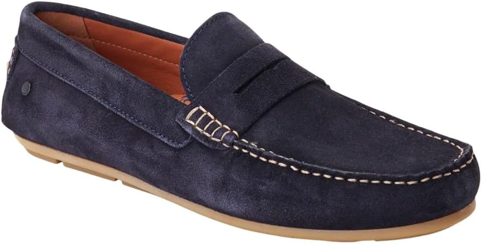 Navy Suede Collins by Base London