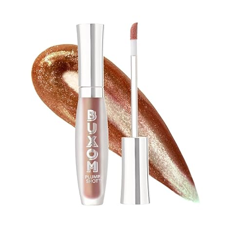 Buxom Plump Shot Peptide Lip Serum, Celestial Nude, 0.14 oz