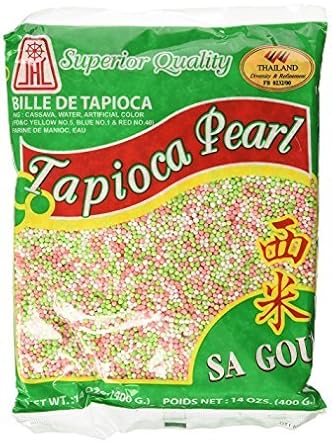 Tapioca Pearl, Rainbow Color, Tiny, 14oz