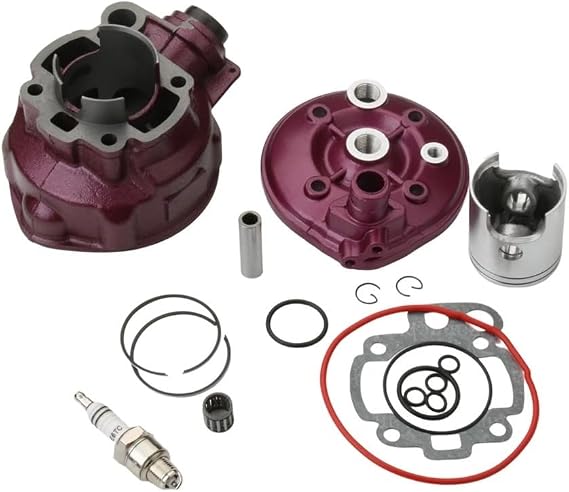 49mm 90cc Big Bore Cylinder Kit & Head For AF1 50cc AM4 AM5 AM6 Minarelli, NyZyL123