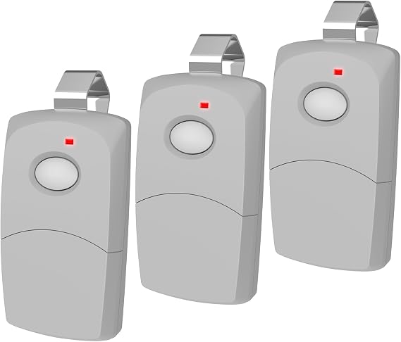 Garage Door Opener Remote for Linear Multi-Code 3089 308911 MCS308911 Multi Code Gate Opener Remote Clicker Replacement, 10 dip Switch 300MHz, 3 Pack