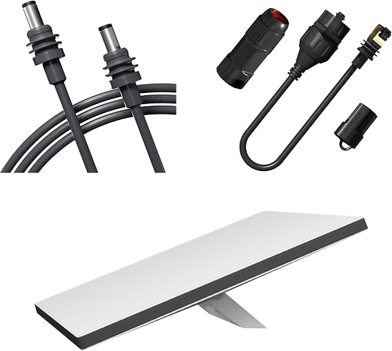 Compatiable with Starlink Mini Cable SPX to RJ45 Adapter (1PCS) Black & Cable Waterproof (10M/32.8FT) Gray for Starlink Mini Dish and Router