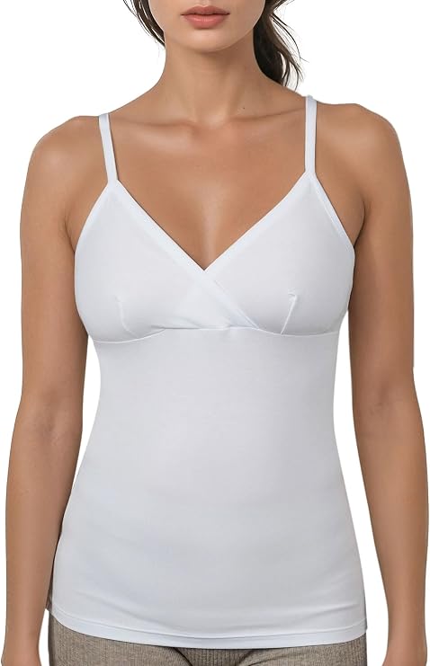 EGI Luxury Modal Women's Spaghetti Straps Camisole. Proudly Made in Italy.