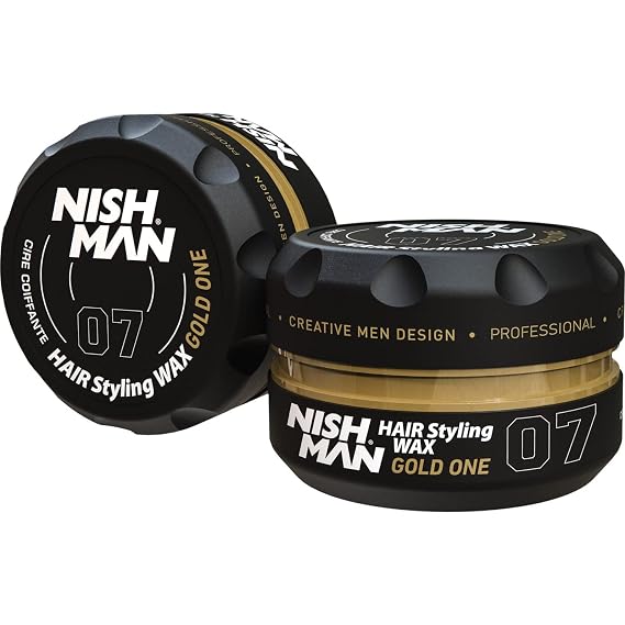 2 Boxes of nishman Gold One 07 Men's Hair Gel Wax Extra Strong Hold
