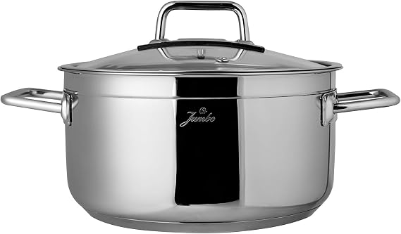 Jumbo Modena 22 cm Stainless Steel Deep Pot