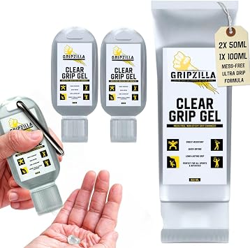 GRIPZILLA Liquid Chalk Kit Gym Chalk for Weight Lifting, Rock Climbing, Pole Grip, Bouldering, Powerlifting, Ball, Gymnastics, Sports, and Workout - Package May Vary