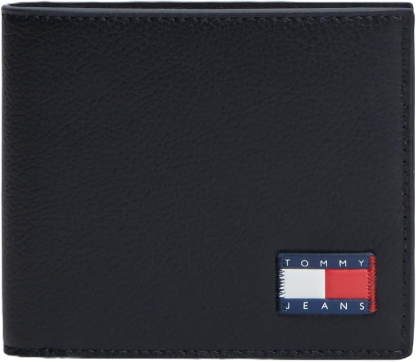 Tommy Hilfiger TJM HERITAGE LEATHER CC WALLET Erkek Cüzdan Black OS