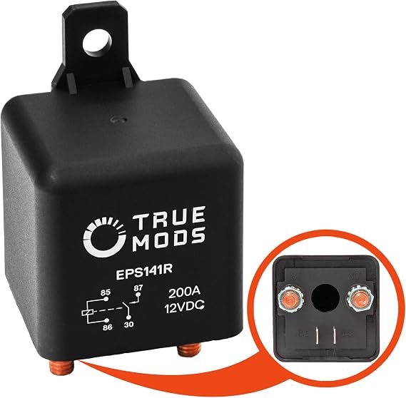 True MODS 12V DC 200 Amp Split Charge Relay Switch Continuous Duty SPST