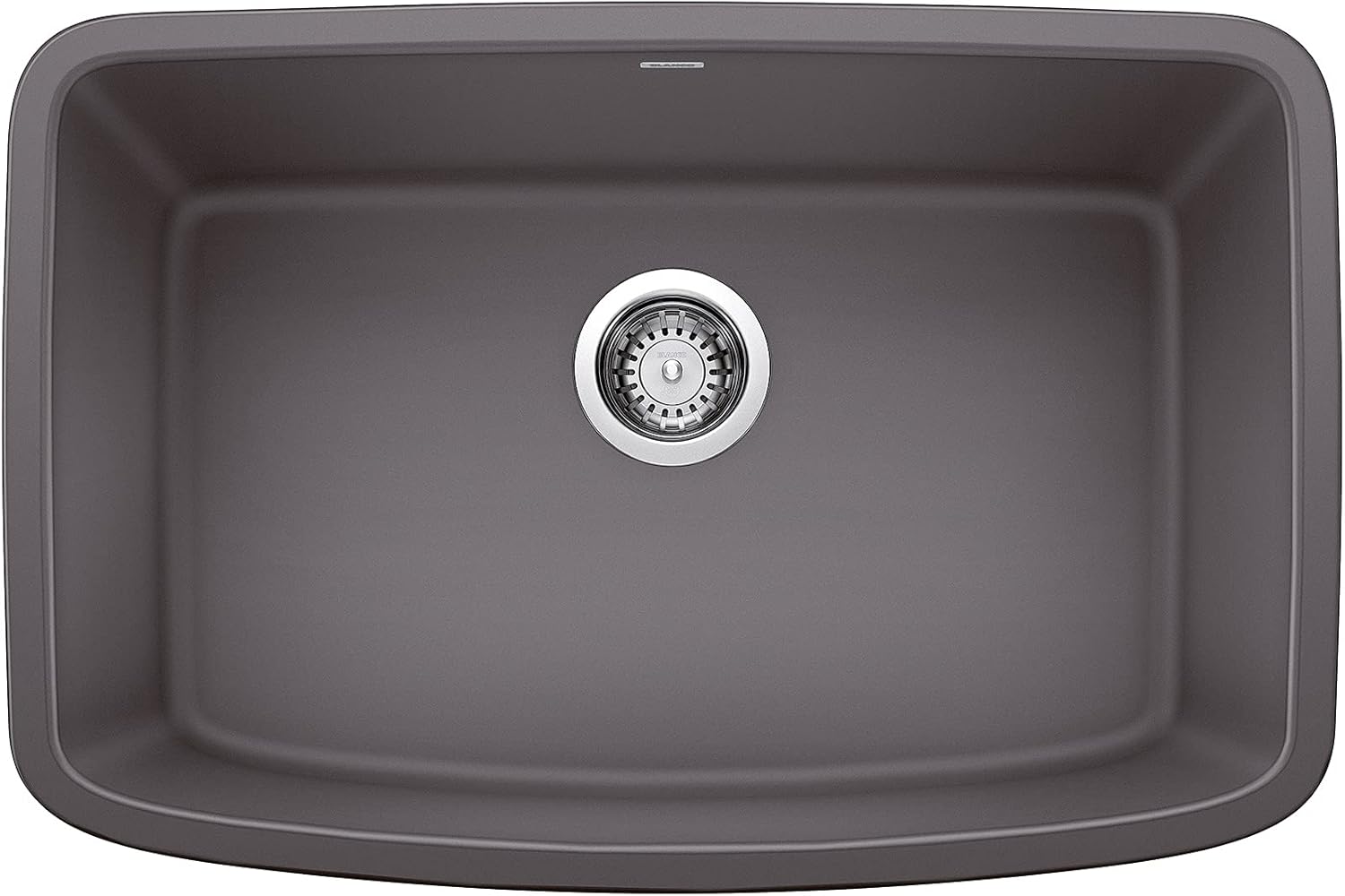 Valea 27 in. Single Bowl Kitchen Sink, Cinder
