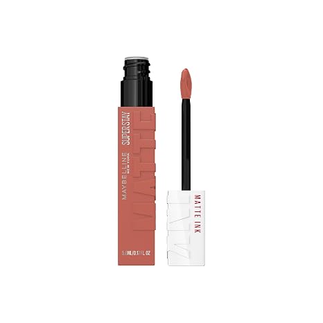 Maybelline New York Lipstick Super Stay Matte Ink Liquid matte and long-lasting No. 5 Loyalist 5 ml. Matte long-lasting lipstick gives long lasting colour in a pink shade