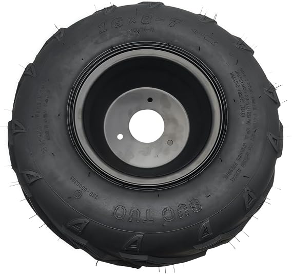 CLEO 16 * 8-7 Right Wheel Assembly For 50cc 90cc 110cc ATV Go-Karts Bolt Rim Spacing 76mm