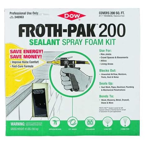 Froth-PAK 200 (1.75 PCF) Sealant 340316
