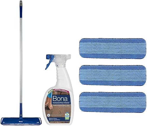 3 Pack Bona Microfiber Cleaning Pad with Starter KIT