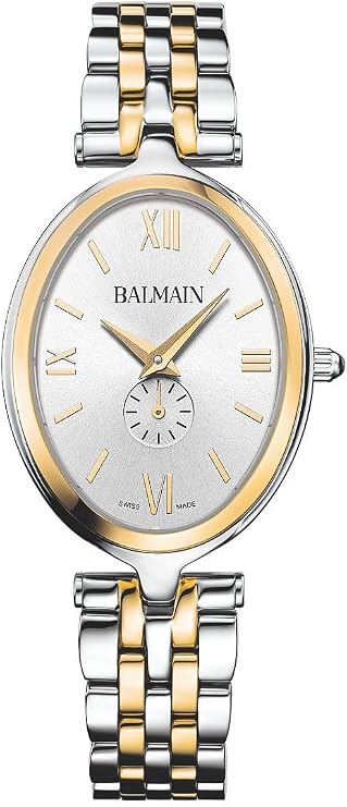 Balmain, Lady, Haute Elegance, Bicolor (Steel and Yellow PVD), Swiss Made, Quartz, Silver, Stainless Steel 316L, B81123922
