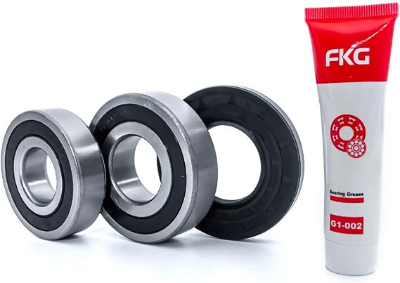 FKG Front Load Washer Tub Bearing and Seal Kit W10285625, 1552638, PS2373033, W10200751 fit for Whirlpool Maytag Inglis Amana