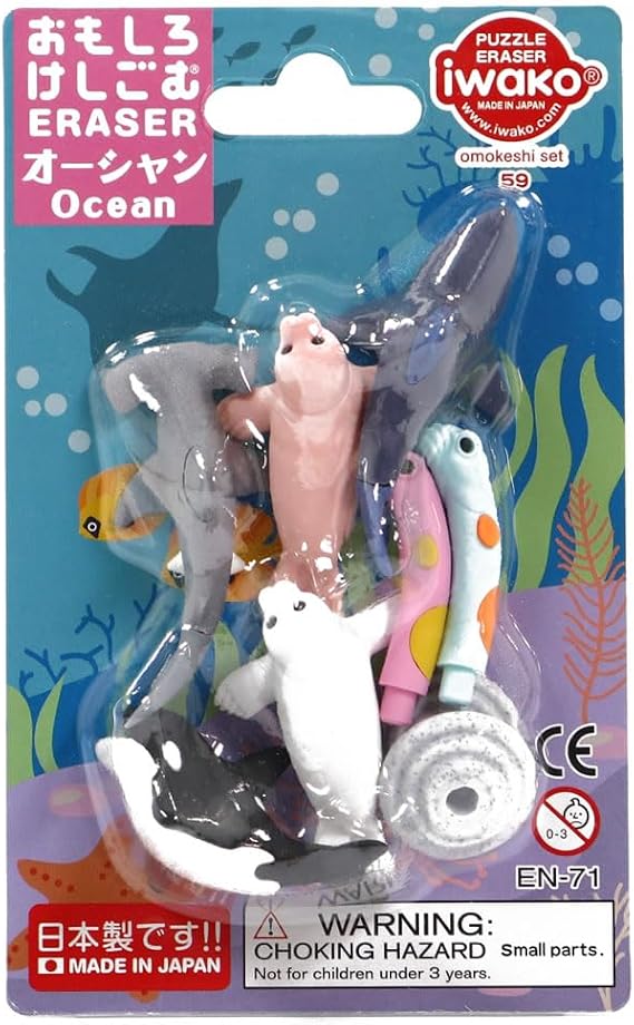 Iwako Eraser Ocean Animals