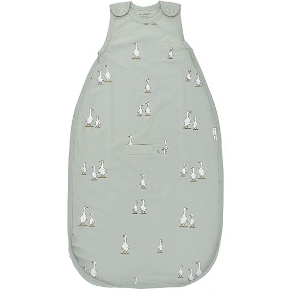 Ecolino Organic Cotton Baby Sleep Sack - 2-Way Zipper Baby Wearable Blanket - Toddler Sleeping Bag Sack - 2-4 Years - Goose