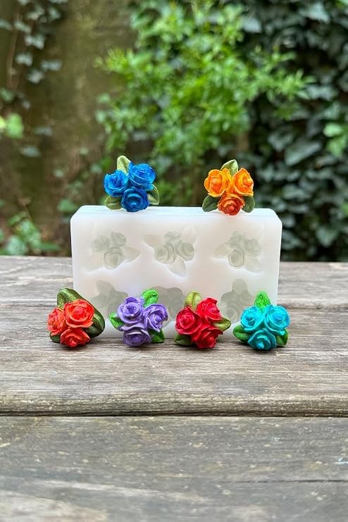 Rufus Concept Rose Mini Six-Piece Silicone Candle Mold