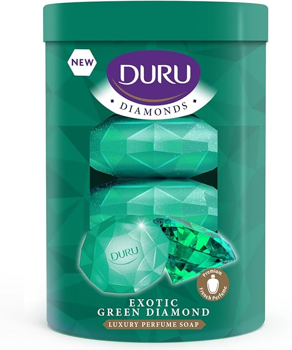 DURU Diamonds Exotic Green Soap 90Gramx4