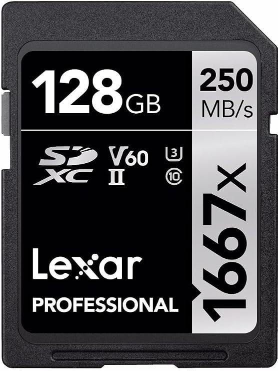 Lexar Professional 128 Gb 1667X Sdxc Memory Card (250Mb/S-90Mb/S)