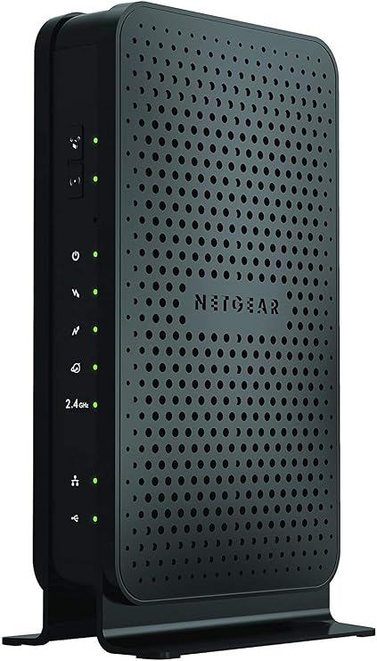 NETGEAR C3000-100NAS N300 (8x4) WiFi DOCSIS 3.0 Cable Modem Router (C3000) Certified for Xfinity from Comcast, Spectrum, Cox, Cablevision & More