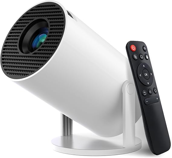 Mini Projector with WiFi and Bluetooth, Built-in App,1080P Supported(S)