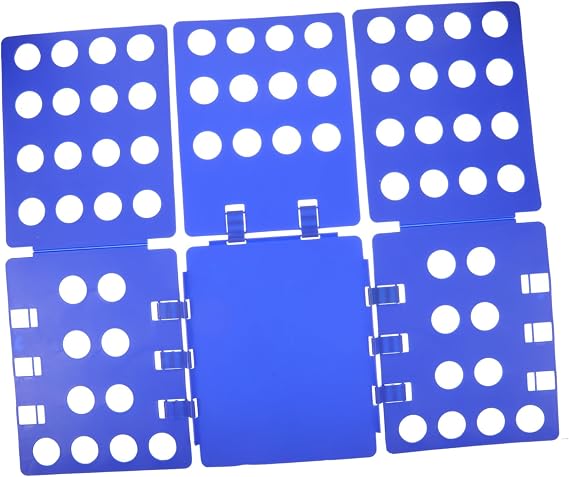 Blue Plastic Shirt Folding Board for Pajamas and T Shirts