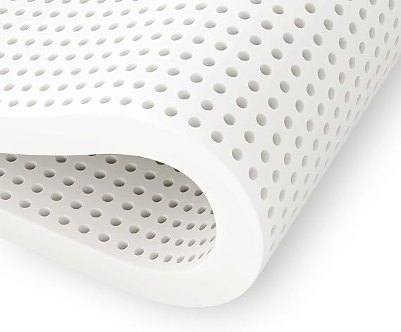 PlushBeds 3" Medium Topper | Organic Latex | Made in the USA | Luxurious Comfort | Soothing Pressure Point Relief | Support for Shoulders, Hips, Back, and Knees | King