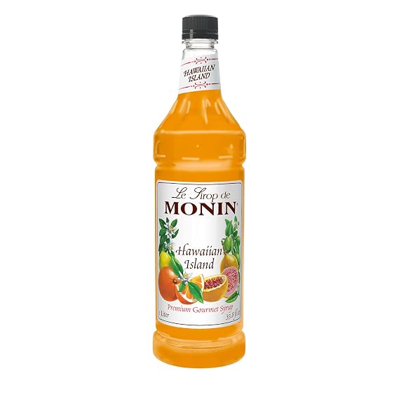 Monin Hawaiian Island Syrup, 1 liter PET Bottle