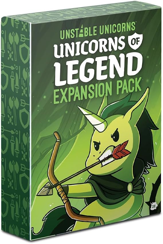 Unstable Games - Unstable Unicorns Unicorns of Legend Expansion Pack - Perfect for Family Game Night!