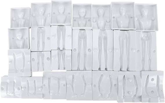 Human Cake Decoration Moulds, Plastic Fondant Sugarcraft Moulds Woman Die Cake Sugar Pastry Fondant Decorating Sugarcraft Decor Tools